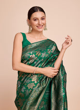 Green Handloom Silk Saree
